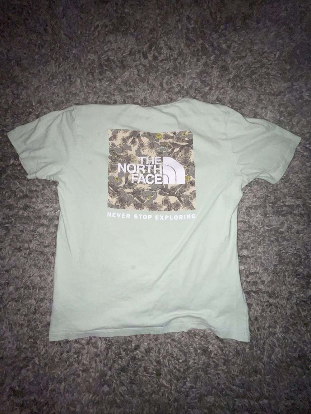 The North Face Women's Sage Green Graphic Short Sleeve T-Shirt - Picture 3 of 3